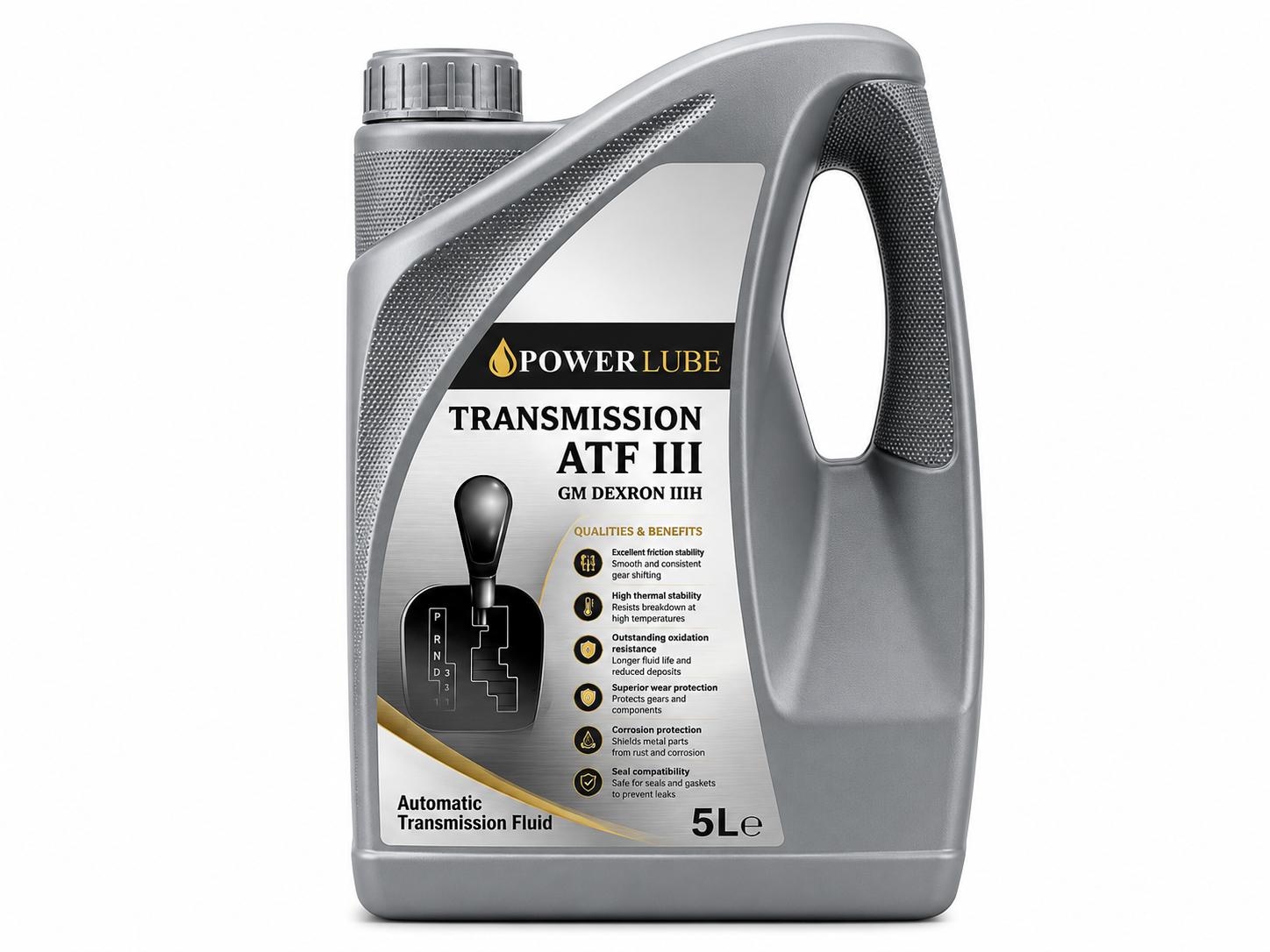 ATF III Transmission Fluid 5L POWERLUBE Automatic Gearbox Oil